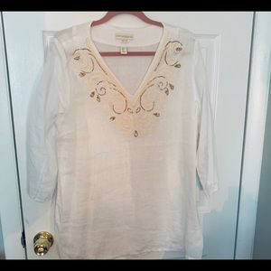 Cynthia Rowley Linen Tunic XL
